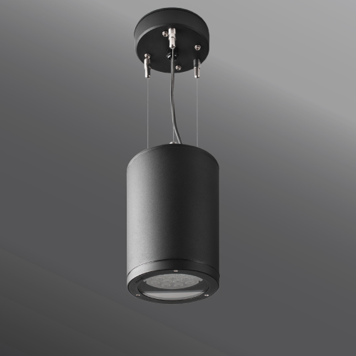 Click to view Ligman Lighting's  Tango cylindrical and square pendant downlight HP LED (model UTA-953XX, UTA-952XX, UTA-951XX).